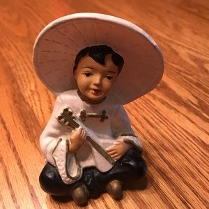 Vintage chalk ware figure